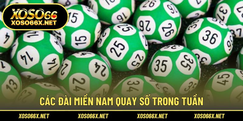 Lịch quay thưởng các đài miền Nam cập nhật đều đặn mỗi ngày